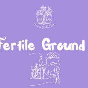 Bia Beo Fertile Ground herbal tea label