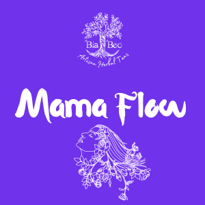Bia Beo Mama Flow herbal tea label